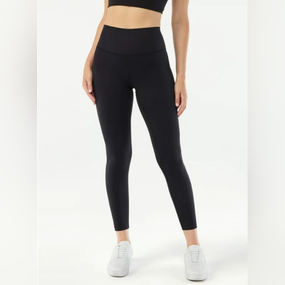 Sofia Active by Sofia Vergara High Waist Studio Leggings Black Size XL 16-18 New